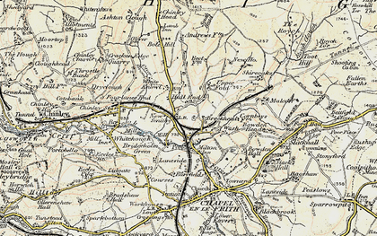 Old map of New Smithy in 1902-1903