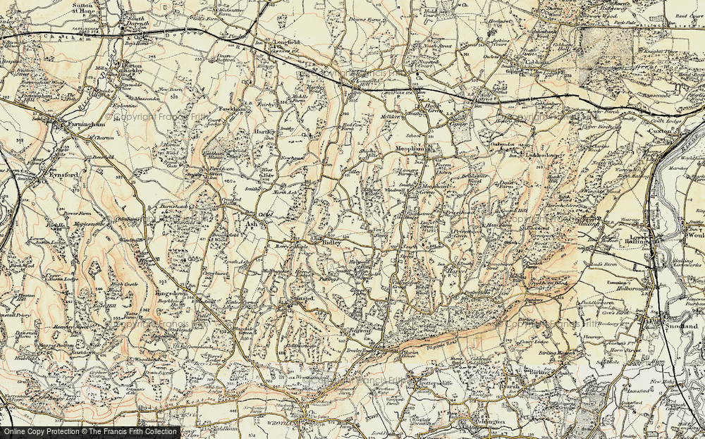 Old Map of New Street, 1897-1898 in 1897-1898