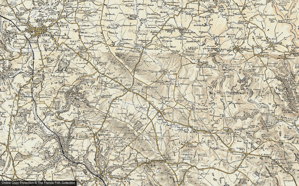 Old Map of New Street, 1902 in 1902