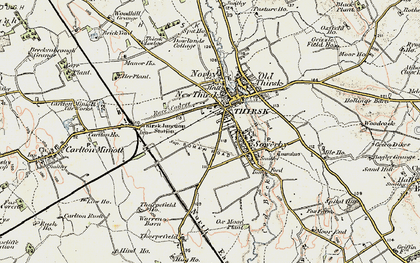 Old map of New Thirsk in 1903-1904