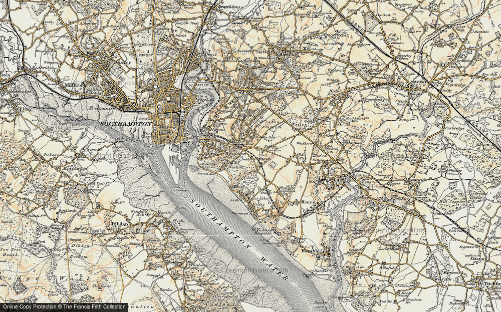 Old Map of New Town, 1897-1909 in 1897-1909