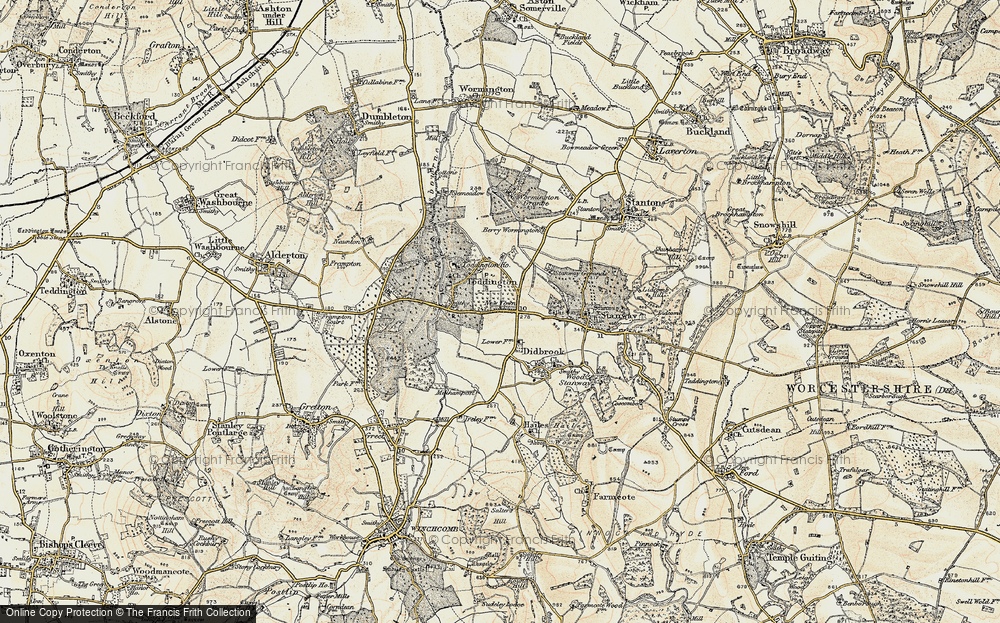 Old Map of New Town, 1899-1900 in 1899-1900