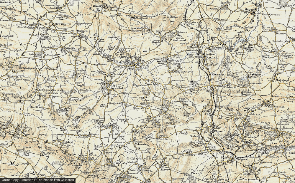 Old Map of New Town, 1899 in 1899