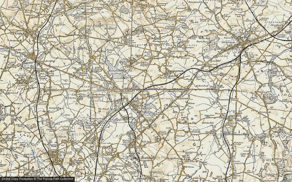 Old Map of New Town, 1902 in 1902