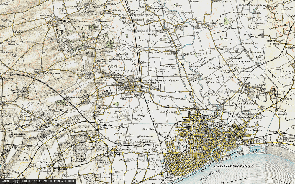 Old Map of New Village, 1903-1908 in 1903-1908