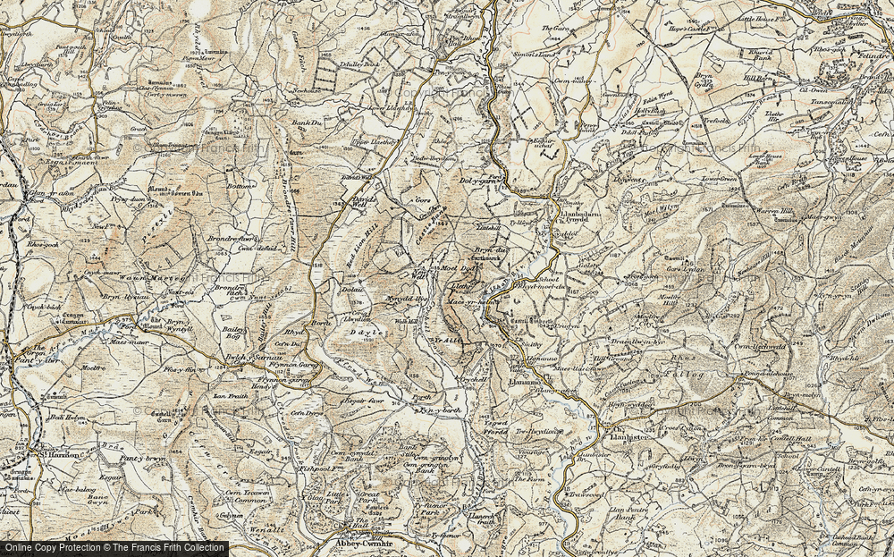Old Map of New Well, 1901-1903 in 1901-1903