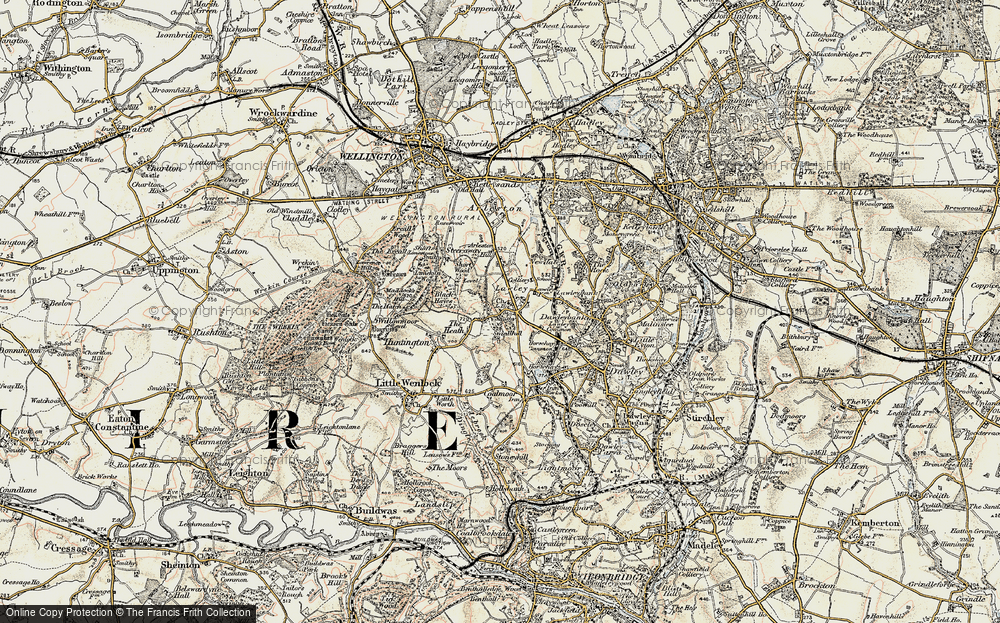 Old Map of New Works, 1902 in 1902