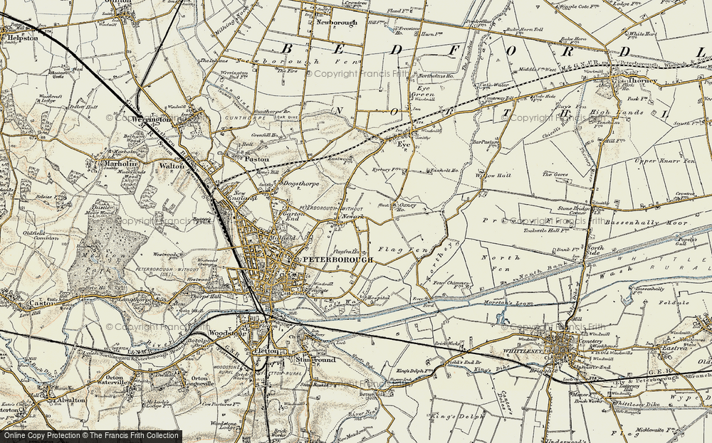 Old Map of Newark, 1901-1902 in 1901-1902