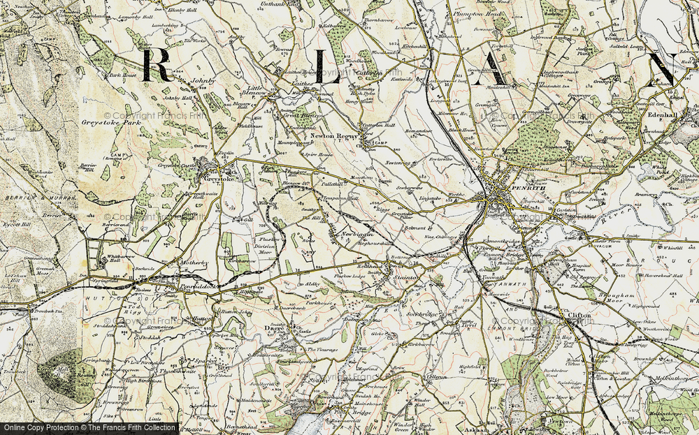 Old Map of Newbiggin, 1901-1904 in 1901-1904
