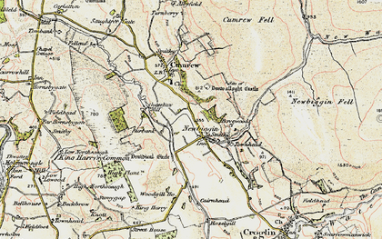 Old map of Bove Wood in 1901-1904