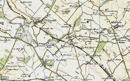 Old map of Newbiggin in 1901-1904