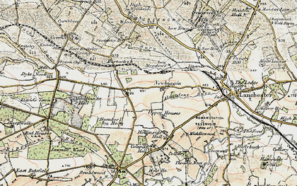 Old map of Newbiggin in 1901-1904