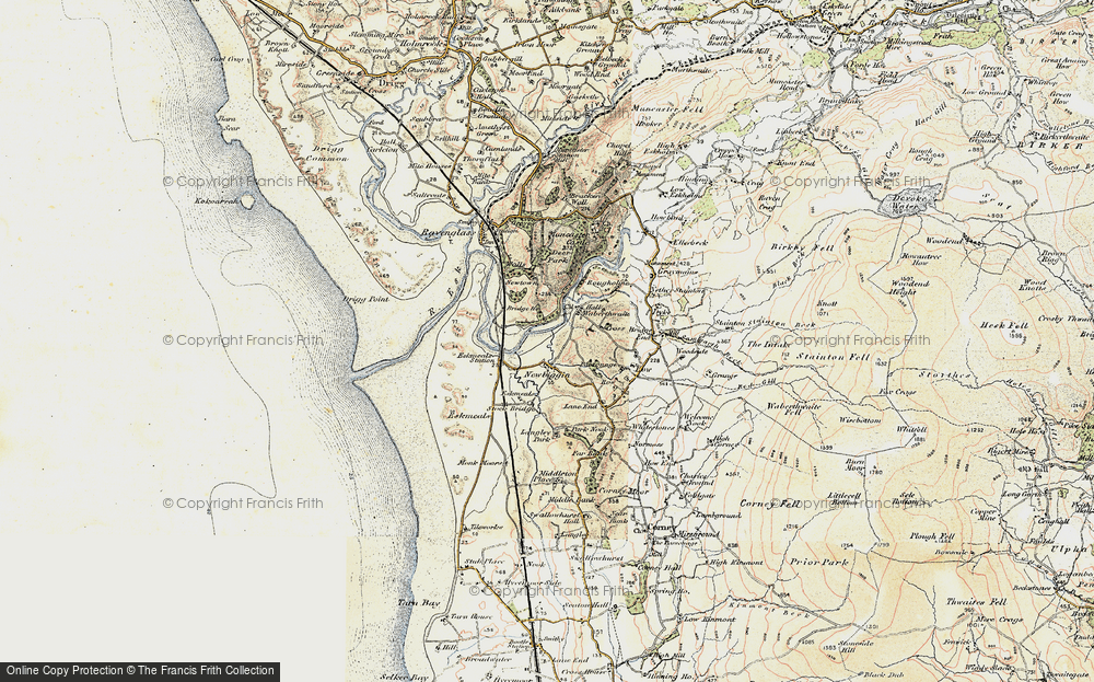 Old Map of Newbiggin, 1903-1904 in 1903-1904
