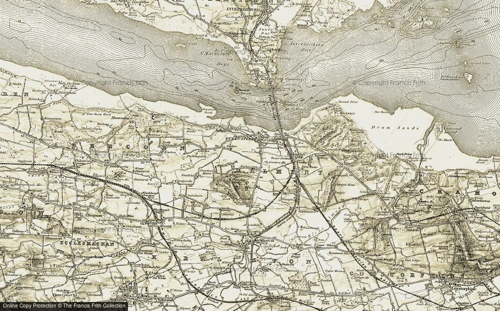 Old Map of Newbigging, 1903-1906 in 1903-1906