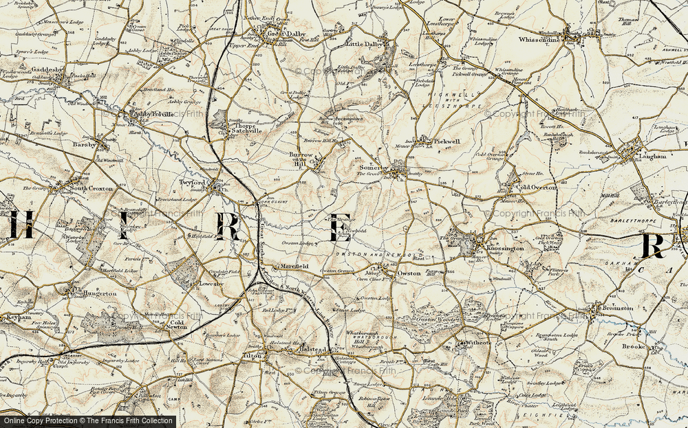 Old Map of Newbold, 1901-1903 in 1901-1903