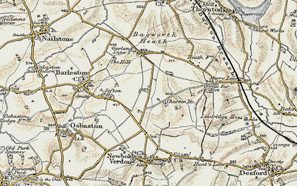 Old map of Newbold Heath in 1901-1903