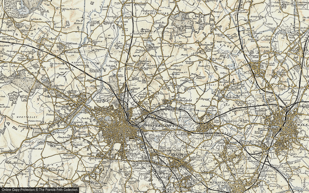 Old Map of Newbolds, 1902 in 1902