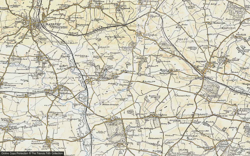 Old Map of Newbottle, 1898-1901 in 1898-1901