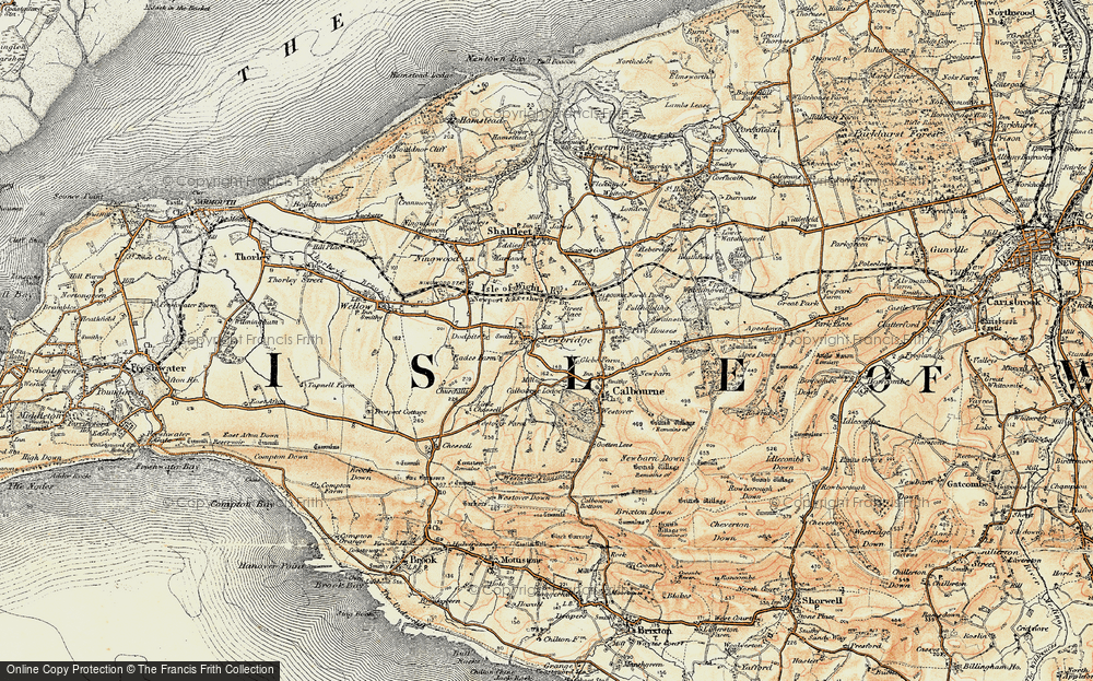 Old Map of Newbridge, 1899-1909 in 1899-1909