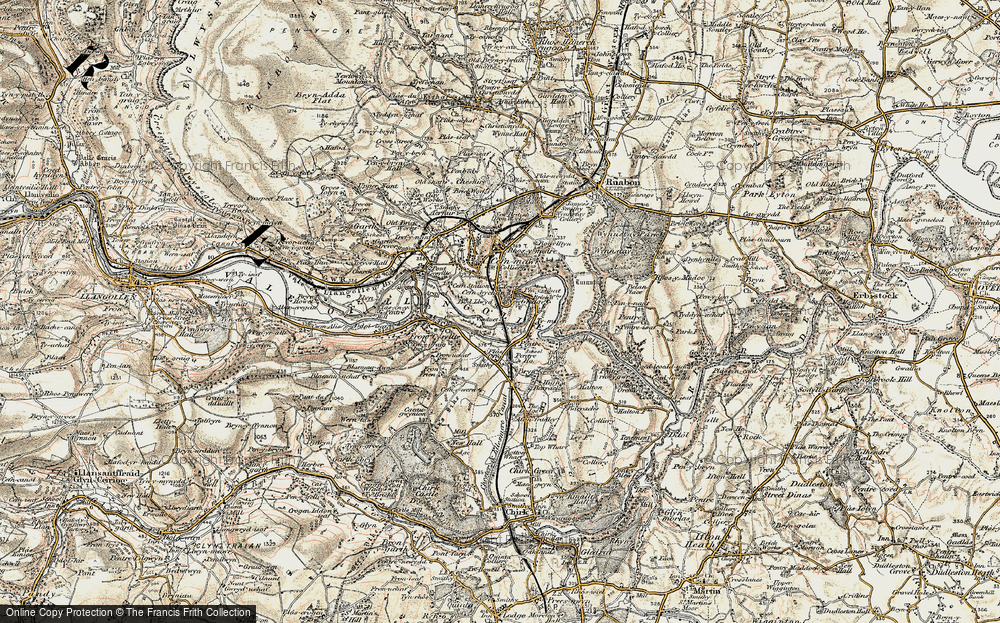 Old Map of Newbridge, 1902-1903 in 1902-1903