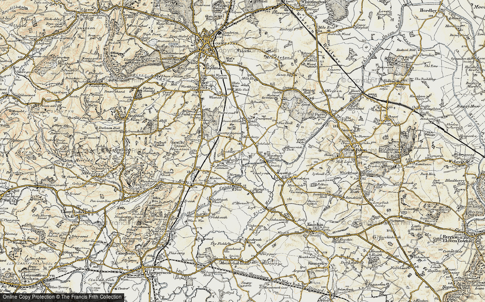 Old Map of Newbridge, 1902 in 1902