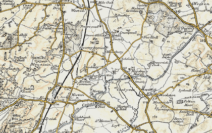 Old map of Newbridge in 1902