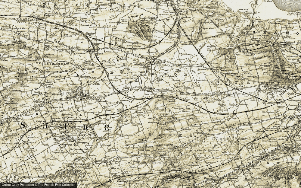 Old Map of Newbridge, 1903-1904 in 1903-1904