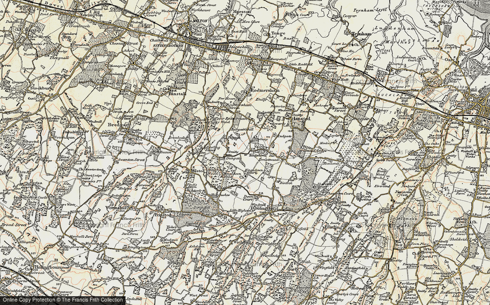Old Map of Newbury, 1897-1898 in 1897-1898