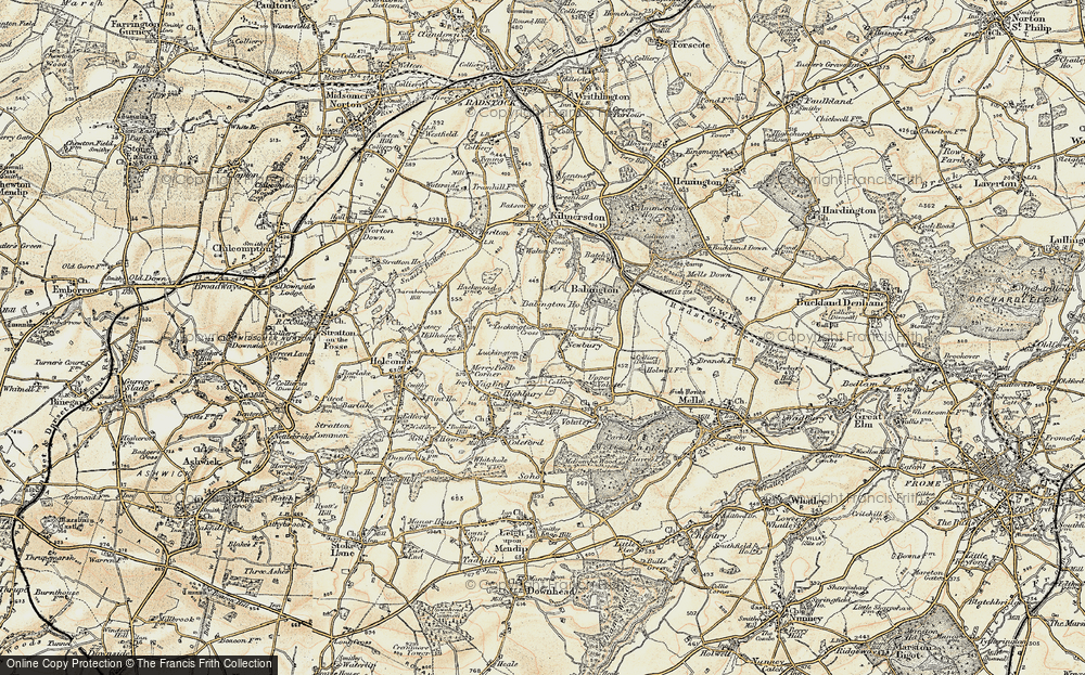 Old Map of Newbury, 1899 in 1899