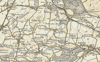 Old map of Newbury in 1899
