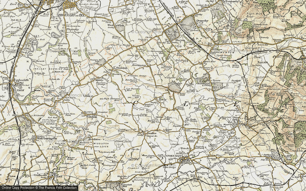 Old Map of Historic Map covering Larchfield Community in 1903-1904