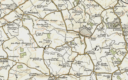 Old map of Larchfield Community in 1903-1904