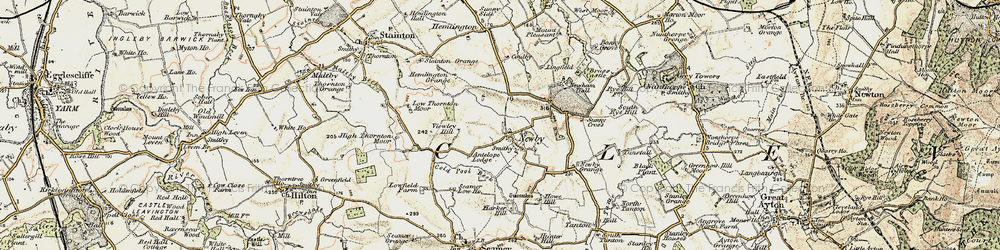 Old map of Larchfield Community in 1903-1904