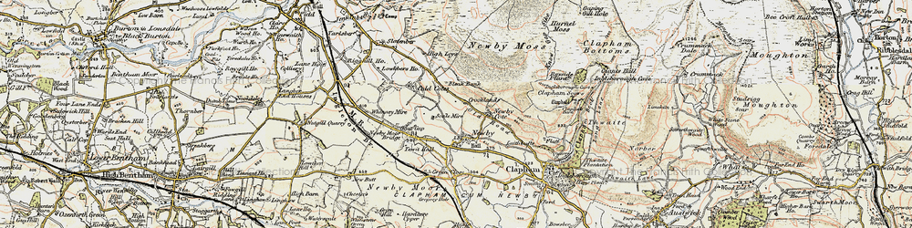 Old map of Bleak Bank in 1903-1904