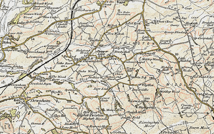 Old map of Whytha in 1903-1904