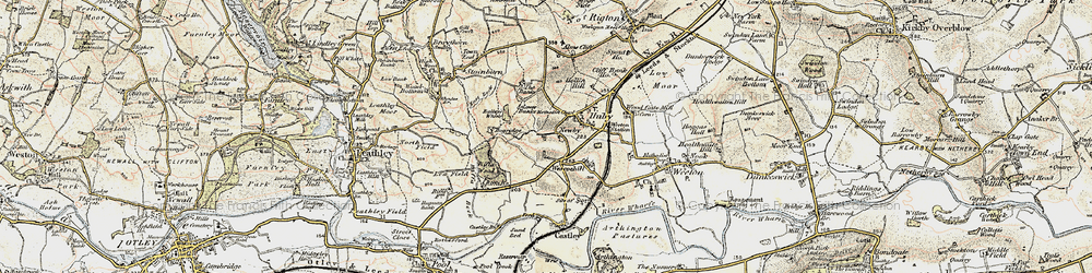 Old map of Newby in 1903-1904
