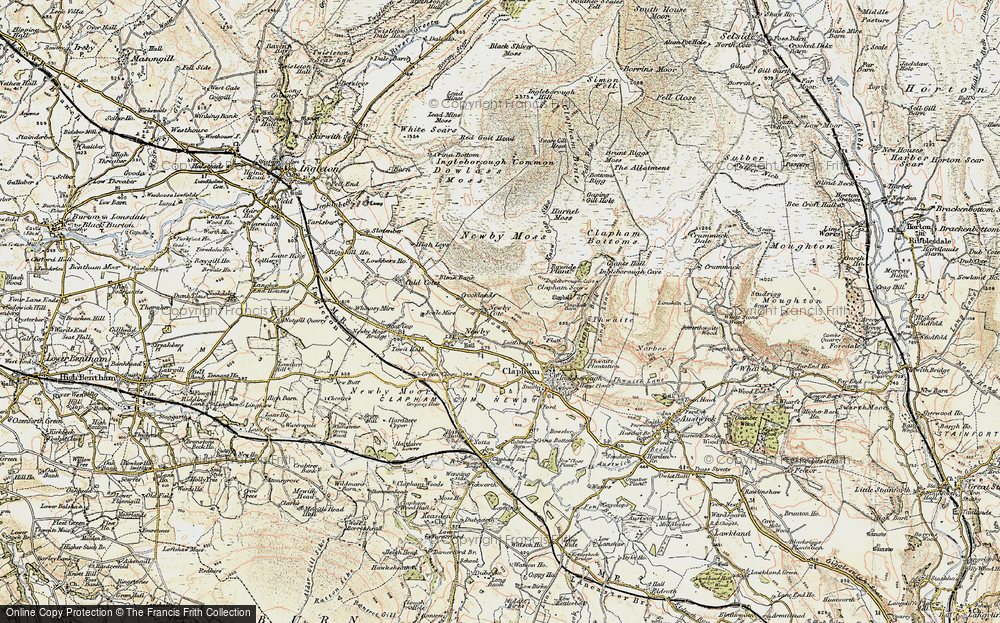Old Map of Newby Cote, 1903-1904 in 1903-1904