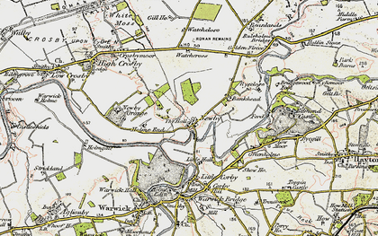 Old map of Newby East in 1901-1904