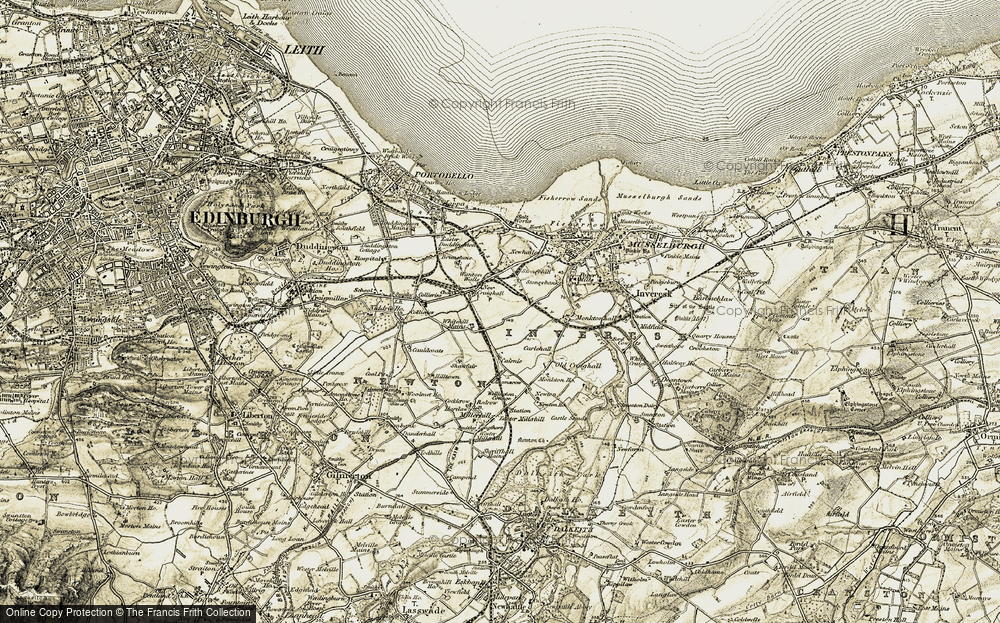 Old Map of Newcraighall, 1903-1904 in 1903-1904
