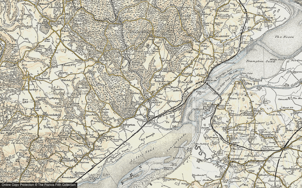 Old Map of Newerne, 1899-1900 in 1899-1900