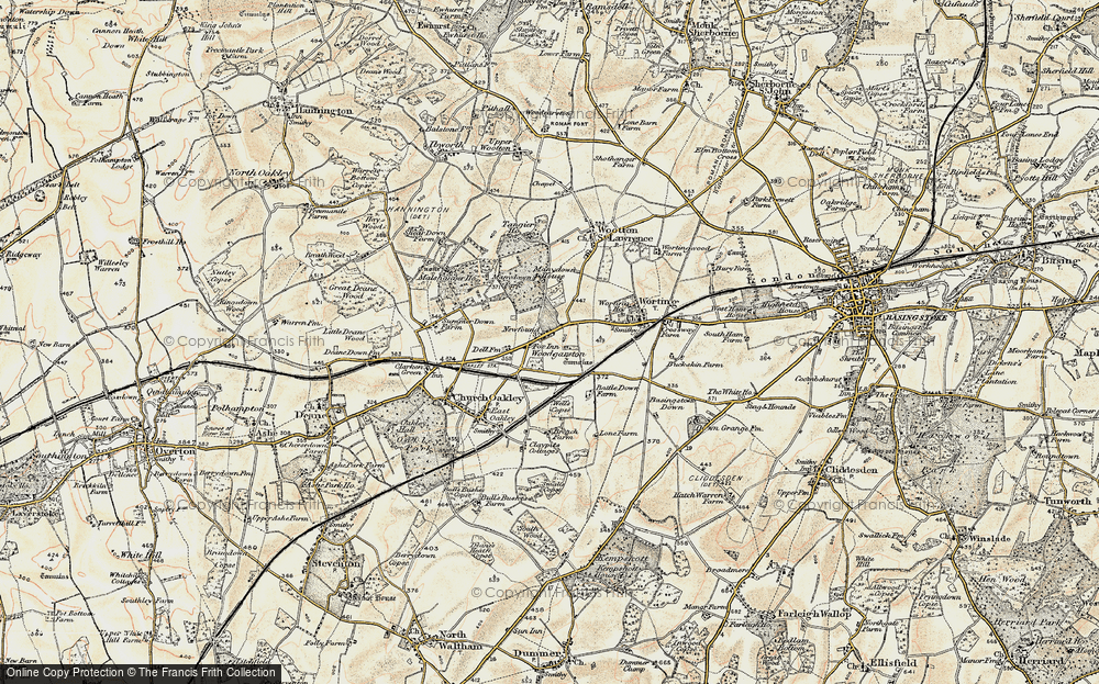 Old Map of Newfound, 1897-1900 in 1897-1900