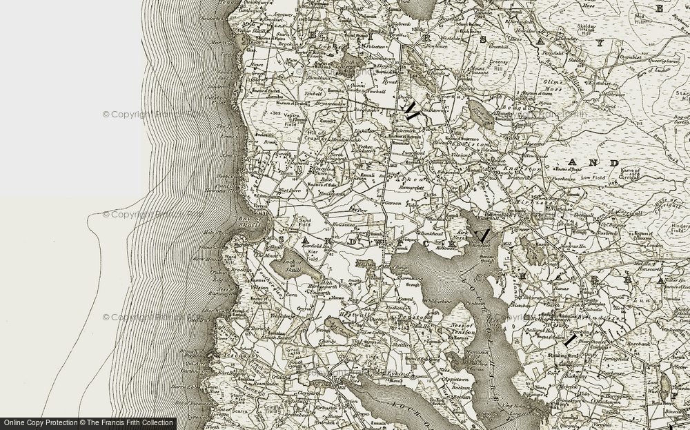 Old Map of Newgarth, 1912 in 1912