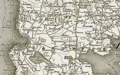 Old map of Newgarth in 1912