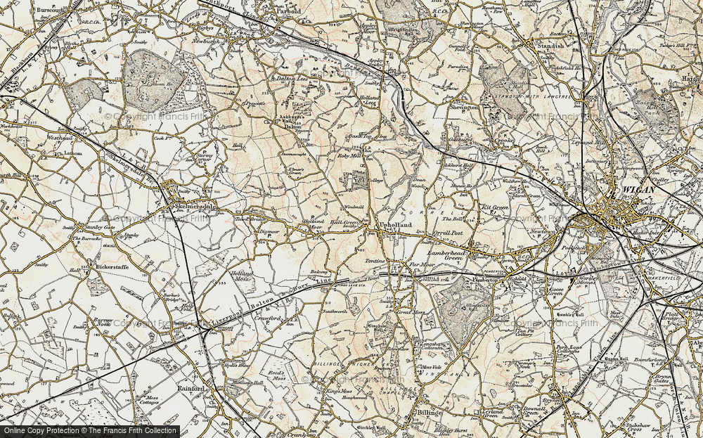 Old Map of Newgate, 1903 in 1903