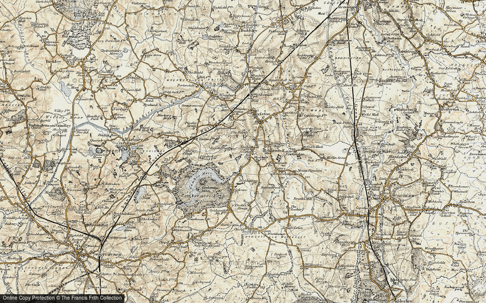 Old Map of Newhall, 1902 in 1902
