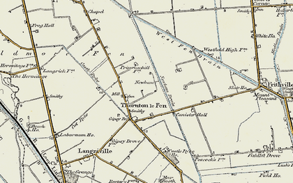 Old map of Newham in 1902-1903