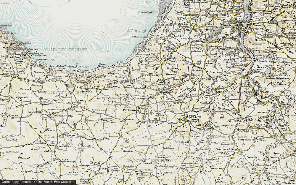 Old Map of Newhaven, 1900 in 1900