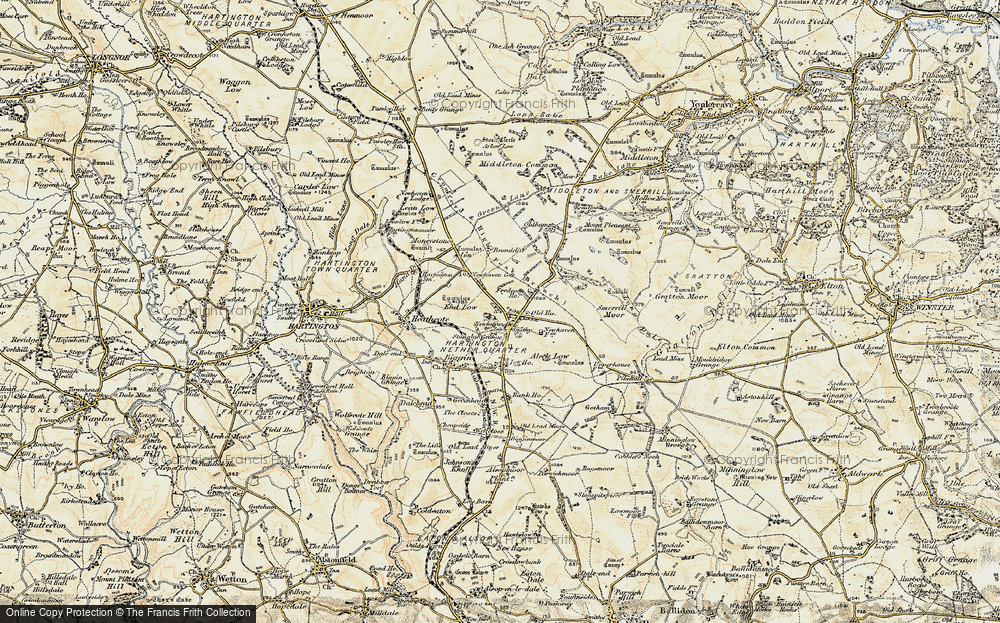 Old Map of Historic Map covering Aleck Low in 1902-1903