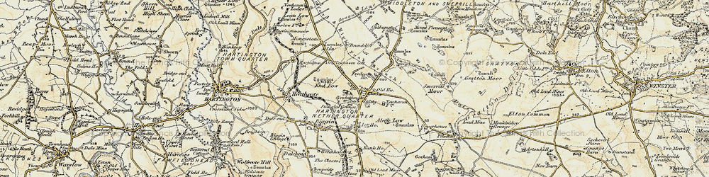 Old map of Brundcliffe in 1902-1903
