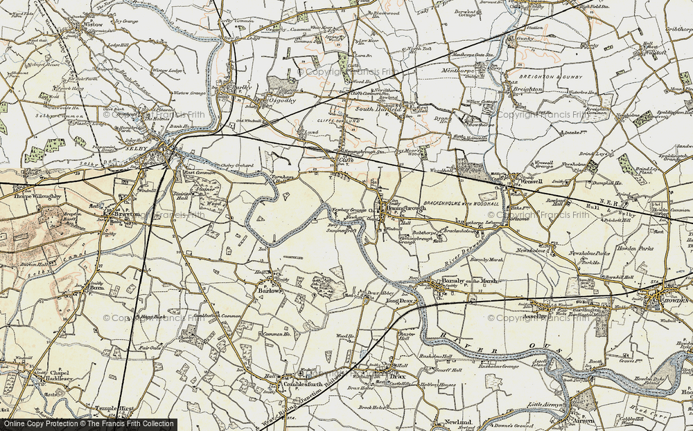 Old Map of Newhay, 1903 in 1903